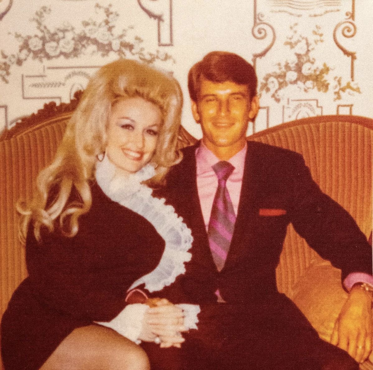 Carl Dean and Dolly Parton together.